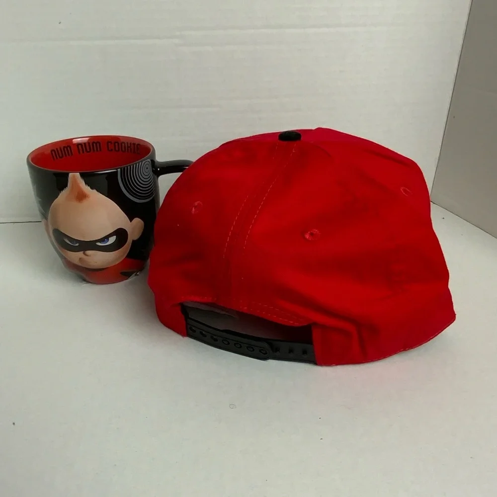 Disney Parks the Incredibles Coffee Mug and Adjustable Hat